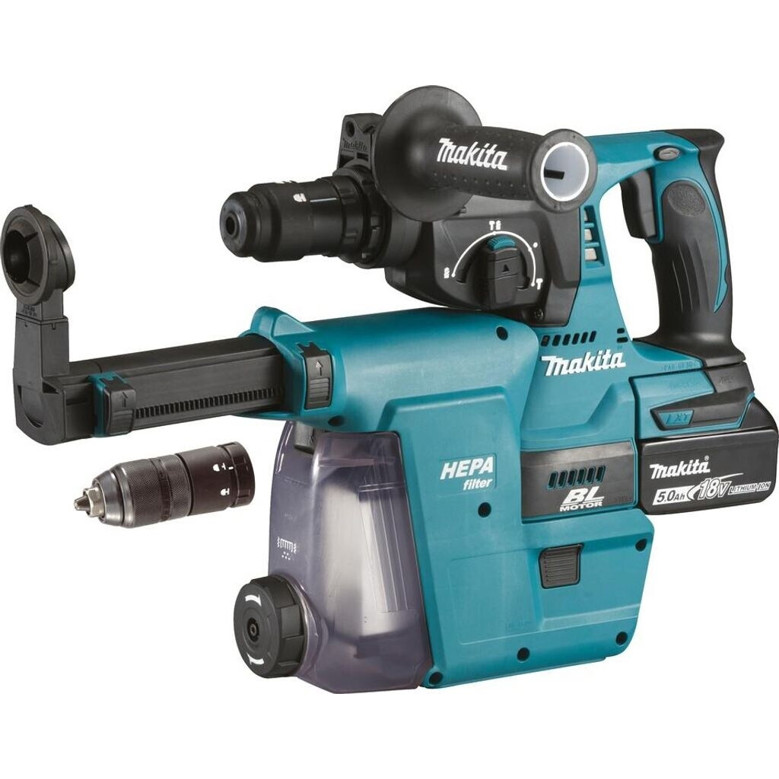 Makita - DHR243RTJW - Akku-Kombihammer - 18 V, SDS-Plus, 2 Joule