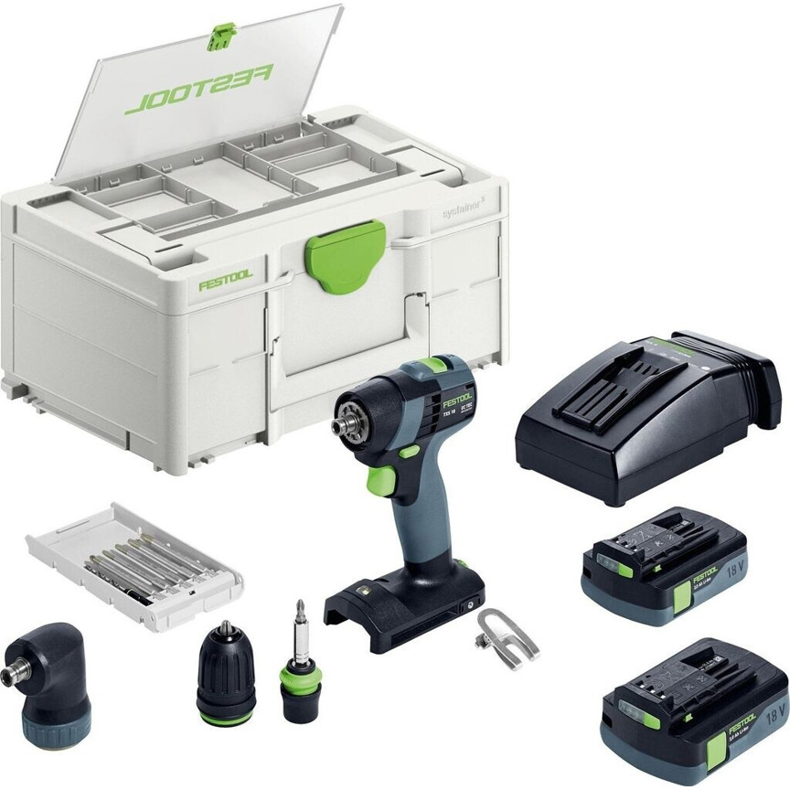 Festool - CXS 18 C 3,0-Set - 576896 - Akkuschrauber - 18 V, 3 Ah, 40 Nm