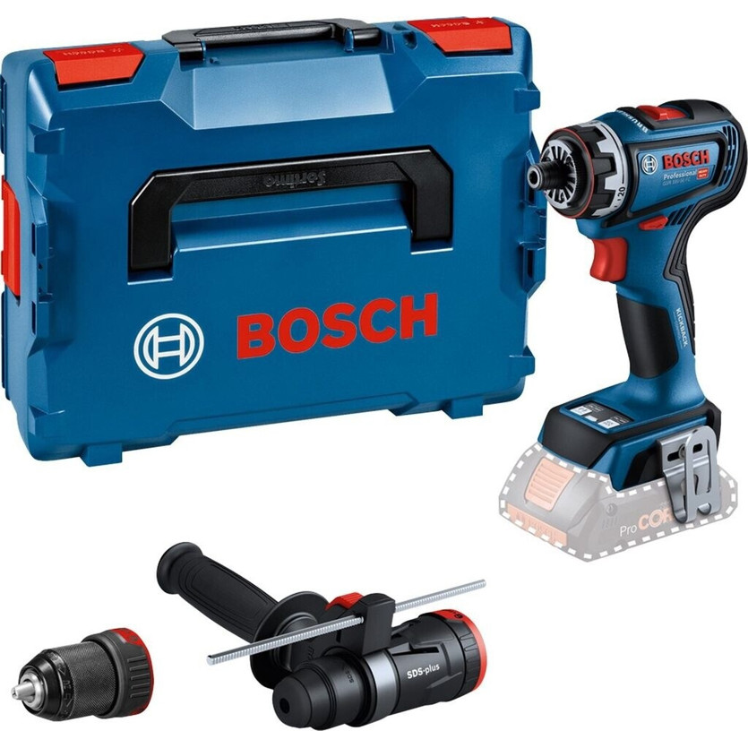Bosch - GSR 18V-90 FC - 06019K6204 - Akkuschrauber - KickBack Control, SDS-Plus, 90 Nm