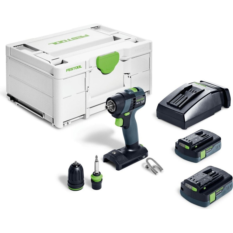 Festool - TXS 18 C 3,0-Plus - 576895 - Akkuschrauber - 18 V, 2 Akkus, 40 Nm