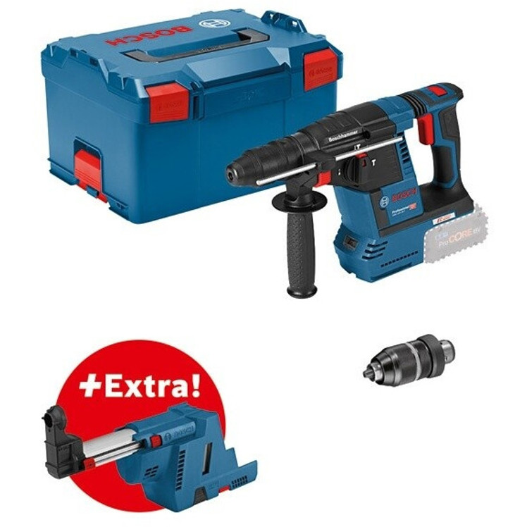 Bosch - GBH 18V-26 F Professional - 18V - Akku-Bohrhammer - SDS-Plus, L-Boxx, bürstenloser EC-Motor