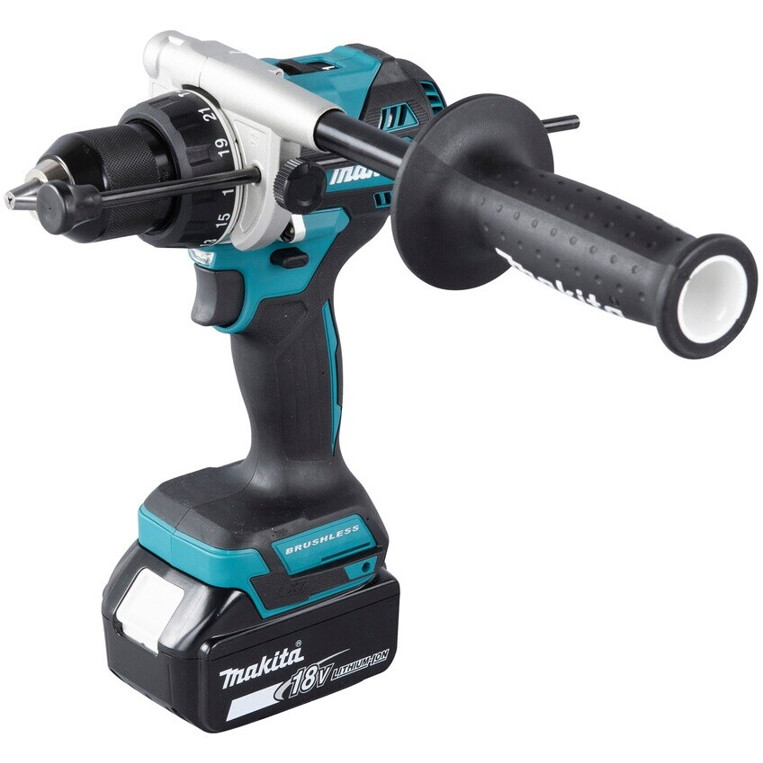 Makita - DHP492RTJ - Akkuschrauber - 18V, 2 Akkus, 130 Nm