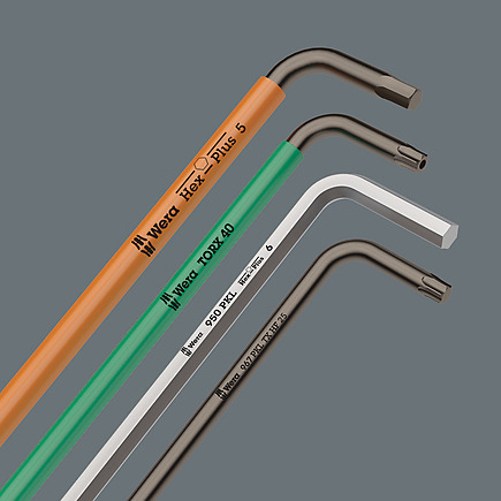 WERA Stiftschlüssel-Satz 967/9 Torx® TX BO 1 SB lang Multicolour 9-teilig