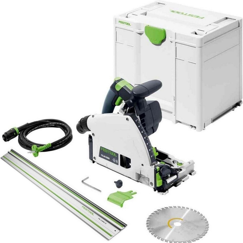 Festool - TS 60 KEBQ - 577417 - Tauchsäge - KickbackStop, 60 mm Schnitttiefe, Sanftanlauf