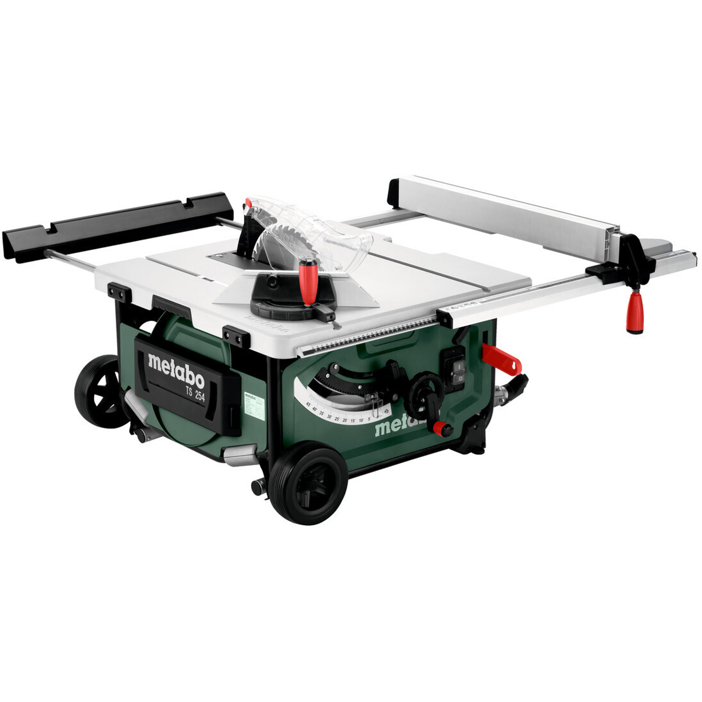 Metabo - TS 254 - Tischkreissäge - 254 mm Sägeblatt, 2.000 W, mit Fahrvorrichtung